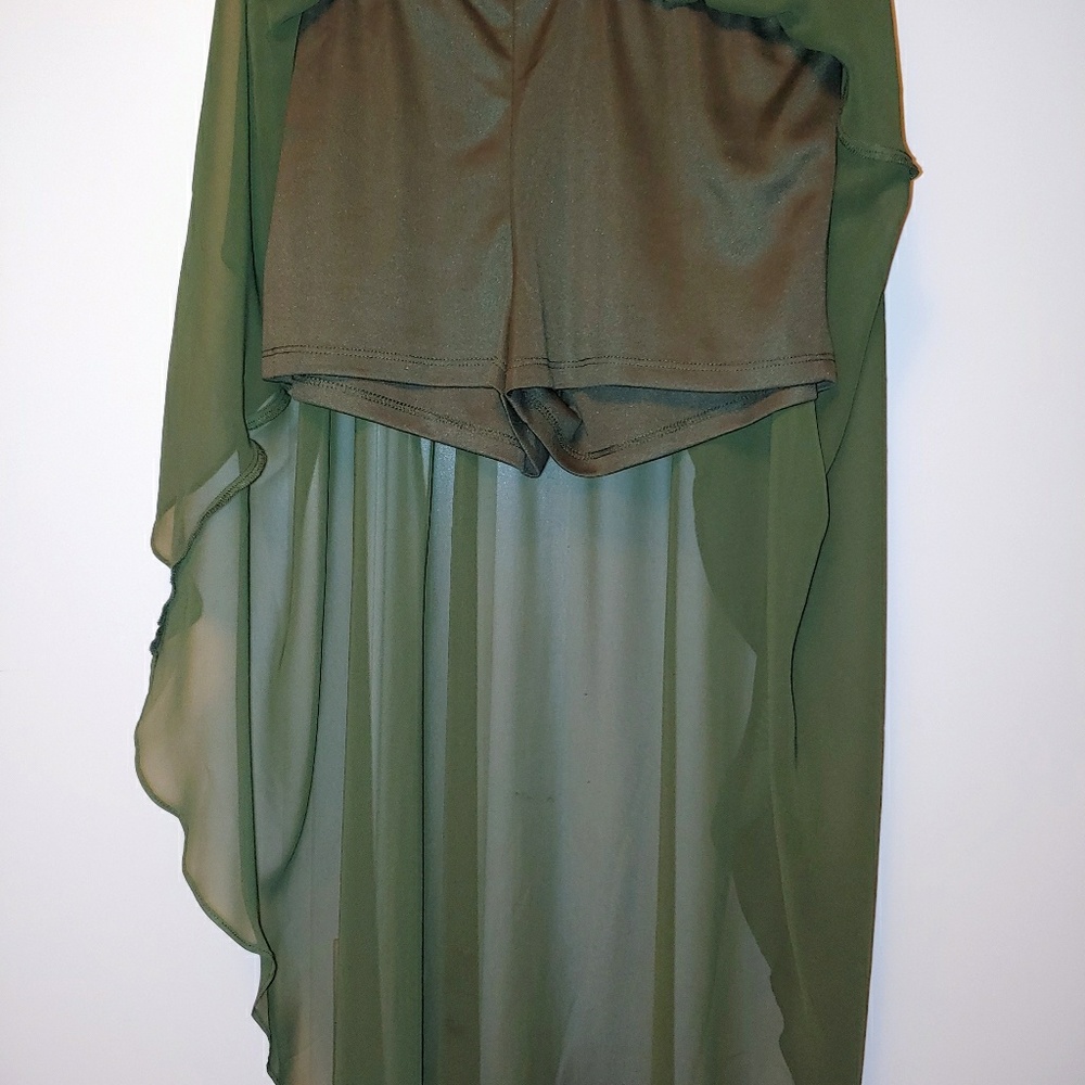 High/Low Sheer Skirt - Picture 4 of 5